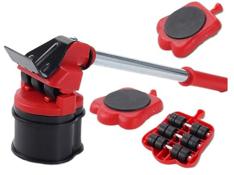 Moving Dolly， 6KG Furniture Moving Transport Roller Set Heavy Duty Lifiting Caster Tool Lifter Sliders ，for Furniture