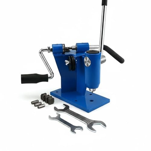Chainsaw Chain Breaker & Rivet Tool, Hand Crank Link Press for Workshop | Heavy duty steel, breaks & rivets chains, easy manual operation, for workshop, garage, forestry, chainsaw maintenance