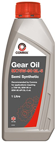 Comma SX1L 1L SX75W-90 GL-5 Semi-Synthetic Gear Oil