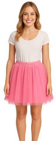 Matissa New Ladies Girls Women Tutu Skirt Skirts Dress Up Fancy Dress Party Hen Party (Baby Pink)