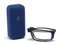 KoKoBin Pieghevole Anti Luce Blu Occhiali da Lettura Per uomo e donna con fionda specchio telescopico gambe con una scatola portatile Per viaggiare (blu, 1.5)