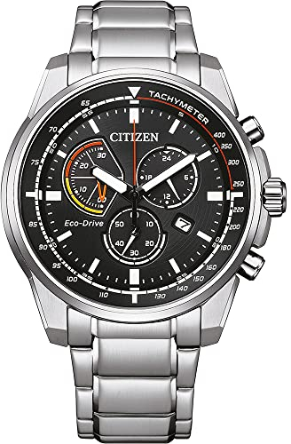 CITIZEN Herren Analog Quarz Uhr mit Edelstahl Armband AT1190-87E