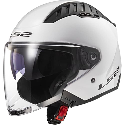 LS2, Casco Moto Jet COPTER II SOLID Gloss White, M