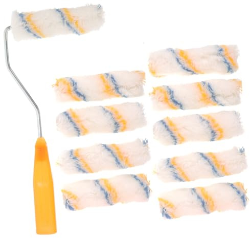 NUOBESTY Peinture Pour Murs Avec Cadre Jeu De Manchons De Rechange Pour Application Précise Compatible Avec Peintures à Huile Et Au Latex