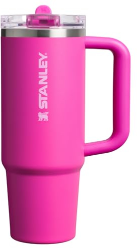 Stanley Quencher ProTour Flip Straw Tumbler | Leakproof Lid, 30 oz, Built-In Straw & Handle, Cup Holder Compatible, Insulated Stainless Steel, BPA-Free, Violet Blossom