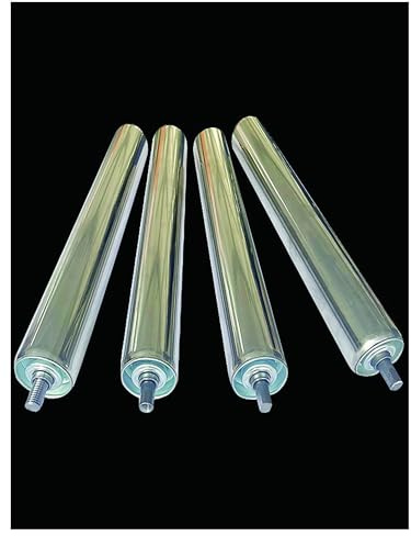 Gräsklippare i rostfritt stål, 25 mm växellådor för träbearbetning och gräsklippare, 8-pack, 500 mm längd (50 cm), hållbar fjäderpressningsdesign
