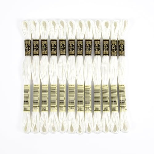 DMC 117MC-3865 Sticktwist, Cotton, 3865 Ecru, 8 m