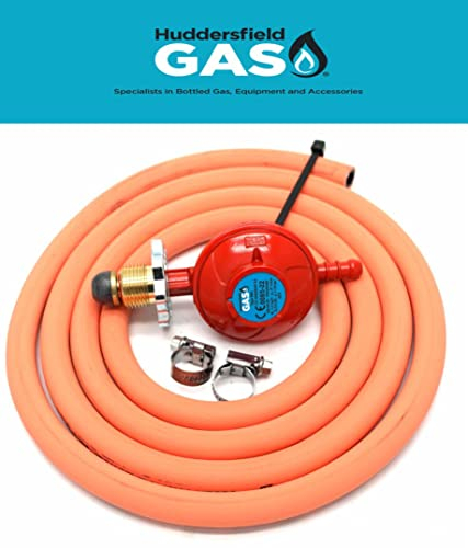 HG Hand Wheel Propane Regulator 2m Hose Kit Fits Red Calor Gas & Flogas Cylinder