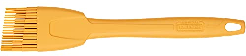 Original Kaiser 2300670935 appy Colors Backpinsel breit, Bratpinsel 30 x 4,2 cm 100% Silikon, Metallkern, spülmaschinengeeignet, hitzebeständig, exciting orange, lebensmittelechtes