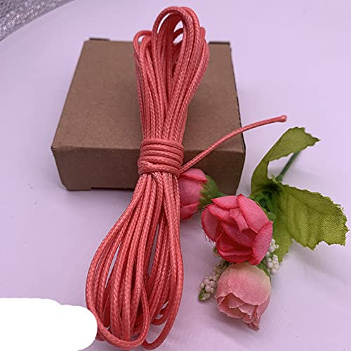 WEDSA Neue 0,8 mm 10 Meter Gewachste Schnur Gewachste Fadenschnur Schnur Strap Halskette Seil Perle DIY Schmuckherstellung für Armband-28
