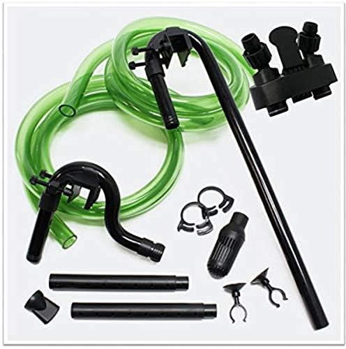 Marine Color Kit Tuyau Entrée Sortie Aquarium pour Filtre Externe Sunsun HW302 HW402 Raccord Rapide Vanne Connexion Ensemble Tube 16/22 mm Accessoire Pompe Bassin Durable Noir