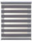 Store Enroleur Jour Nuit Double Tissu éleegant Facile à Montage Idéal pour fenêtres intérieures Les Stores Jour et Nuit Donne Une adaptabilité Entre la lumière et Le Noir STORESDECO Argent 120x180 cm