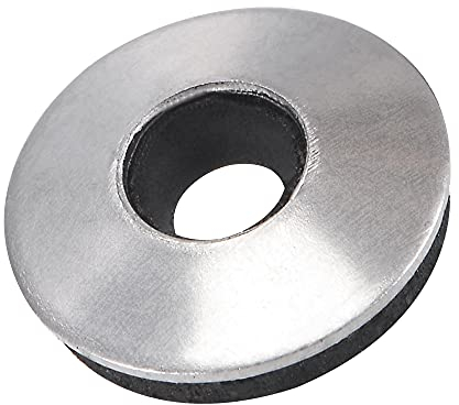 sourcing map 100 Stück EPDM Dichtscheiben, Unterlegscheiben M4.2 Edelstahl Beilagscheiben Karosseriescheiben für Schrauben Spenglerschrauben(M4.2x12mm)