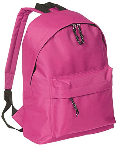 Zaino scuola Sacca da Bambini Zainetto Uomo Borsa Donna per Viaggio SchoolL Bag gite (FUCSIA)