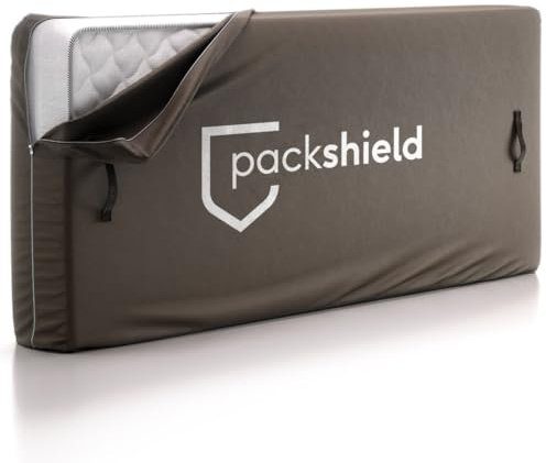 Single/Twin XL Mattress Cover for Moving and Storage – Waterproof Mattress Protector Bag 100% Heavy Duty Oxford with 4 Handles and Zipper - Reusable and Tearproof