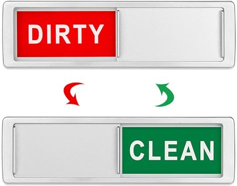 ChAusa Aimant de Lave Vaisselle Propre/Sale, Aimant de Lave Vaisselle Clean/Dirty, Indicateur Aimant pour Lave-Vaisselle, Facile à Lire et à Placer pour Cuisine, Lave-Vaisselle, Linge