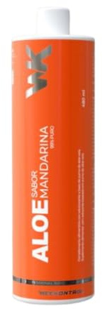 Weekontrol Aloe Vera Puro 99% para Beber. Zumo sin Azúcares añadidos. Sabor a Mango y Mandarina. Jugo Aloe Vera, Bebida Digestiva e Hidratante 480ml (480 ml, Mandarina)