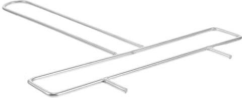 UKCOCO Râtelier à Brochettes Acier pour Barbecue Et Grillade Support De pour Poulet Dinde Et Côtelettes Outil De Rôtissage Élégant pour Cuisine Et Extérieur