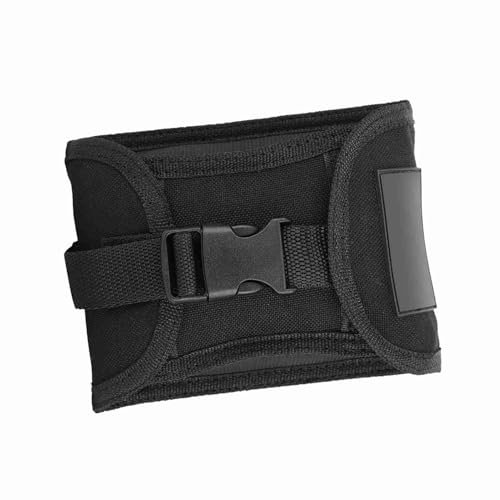 Ausla Tauchgewicht Beutel Tauchgewicht Beutel Gewicht Pack 1000d TPU Beschichtet Nylon Wasserdicht Einstellbare Größe für 3 Kg Blei mit Bodenleckloch Sicher für 5 Cm Gürtel (BLACK)