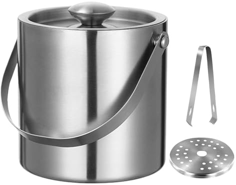 Hogvinnatil Secchio di ghiaccio per congelatore, refrigeratore di bevande per birra, contenitore rinfrescante per bevande, per utensili per picnics club feste barbecue campeggio bar