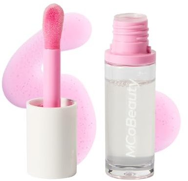 MCoBeauty - Glow Up pH Cheek & Lip Oil - 2-in-1 Oil for Dewy Glow on Lips and Cheeks with Squalane, Jojoba Oil and Vitamin E - Rosy Pink Shade - Holiday Essentials - 10ml