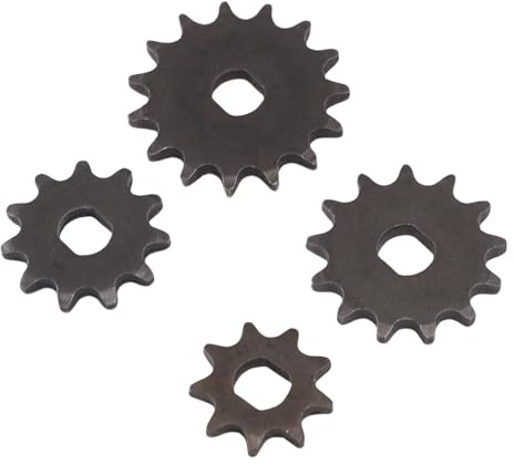 GOWENIC Pignone Motore Durevole T8F 15T 13T 11T 9T Pignone Catena con Foro H per Avventure in Bici da Cross 47cc 49cc