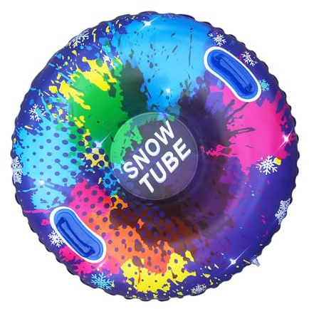 Tubes à neige gonflables pour adultes, 84 cm, résistant au froid, avec poignées, pour le ski en plein air, sports de plein air, garçons, filles, famille, activités