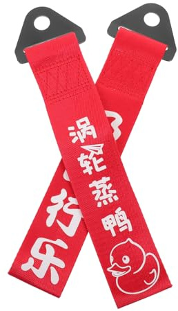 KAILIKETIY 2 Piezas de Cuerda de Remolque para Coche de Nylon Diseño Creativo y Resistente, Gancho de Remolque Adecuado para Transporte y Amarre Seguro