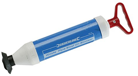 Silverline Tools MS138 - Desatascador de desagües a presión (370 mm)