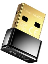 Cudy AC 650Mbps USB WiFi Adapter for PC, 5GHz/2.4GHz Wireless Dongle, WiFi, USB Wireless Adapter for Laptop - Nano Size, Compatible with Windows XP / 7/8.x /10/11, Mac OS