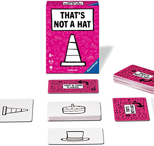 Ravensburger - Juego De Cartas That's Not A Hat! | Juegos De Mesa Niños 8 Años O Más | Regalos Originales | 2-4 Jugadores | Juegos De Mesa Adultos Y Niños | Regalo Navidad