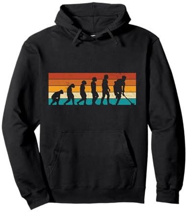 Evolution Hockey Spieler Kinder Jungs Männer Hockeyspieler Pullover Hoodie