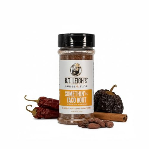 Gourmet Taco Seasoning | Vegan, Gluten Free | Made in Kentucky | All Natural, No Fillers, Small Batch, Artisan Gourmet Seasoning | Somethin' To Taco Bout