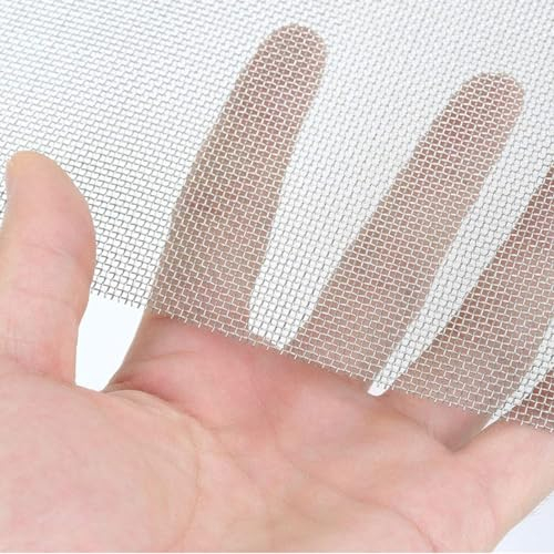 hxoity Gartenzaun BBQ Drahtgeflecht Fenstergitter 304 Edelstahl Gewebter Draht 20 Maschen Blende 1mm 40 x 118 (1m x 3m)