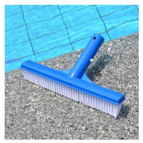 Kit Limpieza Piscina Cabezal de cepillo de limpieza para piscina y spa, limpiador de servicio, escoba, herramienta doblada, cepillo para piscina, limpieza de piscinas Set de Limpieza para Piscina(B)