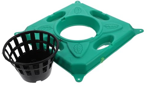 TOYANDONA 1 Juego De Plantas De Isla Flotante Hidropónica Sistema De Plantación Hidropónica Maceta De Agua Flotante Isla De Estanque Flotante Isla De Humedal Flotante Maceta De Flores