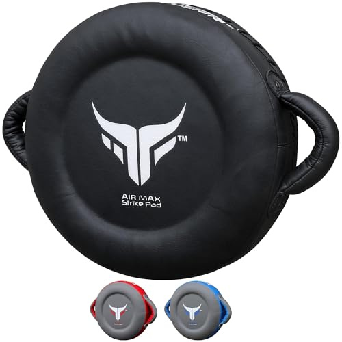 Pads de Boxe Ronds, Pad Frappe entraînement pour Coach, Pads de Boxe pour Arts Martiaux, MMA et Muay Thai, pao de Frappe pour Vitesse, précision et Concentration