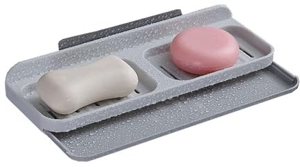 soap Holder Indoor Washbasin Bathroom Kitchen Toilet Plastic Double Layer soap molds