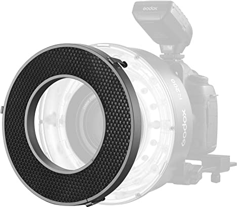 Godox R200-HC20 Photography Honeycomb Grid 20° for Godox R200 Ring Flash Head, for Creative Shooting, Art, Advertising, Product Shooting