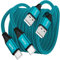 USB C Kabel 0.5M 2 Stück 3.1A Schnellladekabel Nylon USB C Ladekabel für iPhone 15 Pro Max, Pixel, Sony Xperia XZ， Samsung Galaxy S24 S23 S22 S21 S20 Note 10, Huawei P60,（grün）