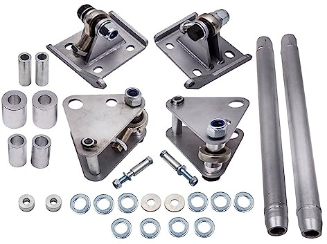 Kit de barras de tracción compatibles con Plymouth Valiant 1960-1966, placas de unión con soportes de amortiguación