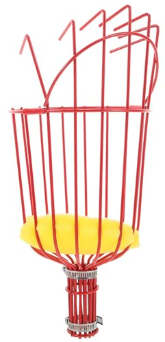 Toyvian Herramienta Recolectora de Fruta Roja de Plástico para Agricultores, Dispositivo de Captura y Protección de Frutas como Arbutus, Adecuado Cosecha
