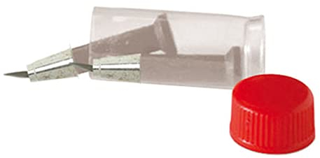 Fiskars Swivel Knife Blades (x2), Spare Blades for Fiskars Finger-tip Knife/Blade, Steel, Silver, 1003757