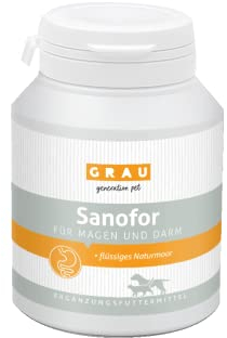 GRAU L’original Sanofor Tourbe Thérapeutique Reconstituante Pour La Flore Intestinale, Pour Flore Et Muqueuse Intestinales Vivantes, Lot De 1 (1 x 150 g), Complément Alimentaire Pour Chiens/chats