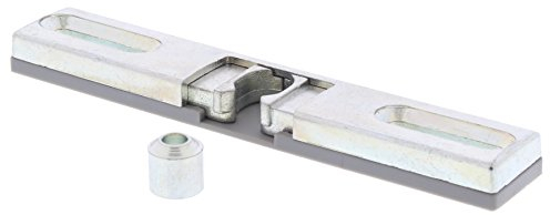 ToniTec® Cricchetto per porta di terrazza, balcone e finestra, chiusura a scatto universale, utilizzabile indipendentemente dal produttore, con manicotto