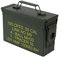 HMF 70010 Caja de Munición, US Ammo Box, Caja de Metal, 27,5 x 17,5 x 9,5 cm, verde