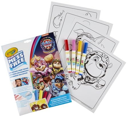Crayola colour wonder mess colouring set PAW PATROL