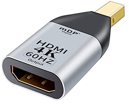 xiwai Mini DisplayPort DP Source to HDMI Sink Muestra 4K @ 60hz Ultra HD Converter Adapter para Laptop Mac
