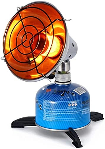 Mini-Terrassenheizung für den Außenbereich, tragbare Gasheizung, Außenwärmer, kleine Propangasheizung, Propan-Butan-Zeltheizung Camping (ohne Gastank)