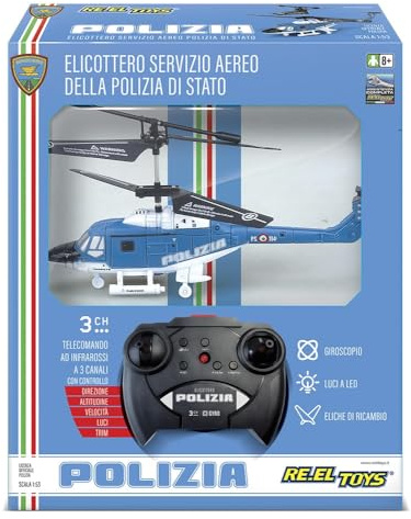 RE-EL Toys - Elicottero della Polizia di Stato - 0440